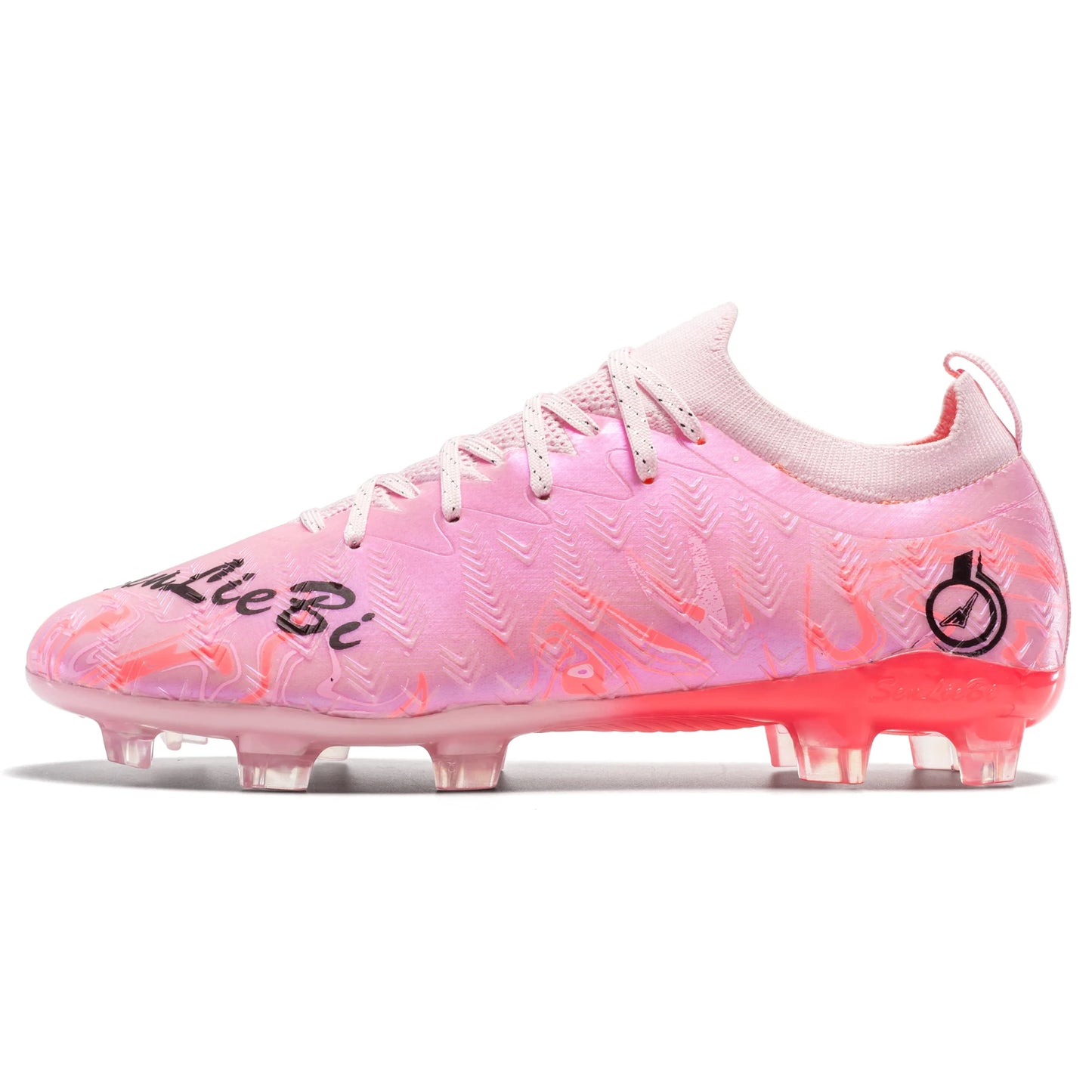 Men Professional Football Boots High-Top Soccer Cleats FG & TF Sneakers for Outdoor Training & Matches Multi-Color Wear-resistan