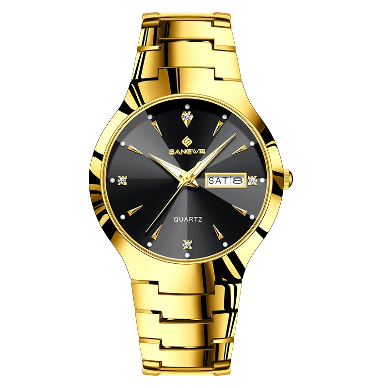 BANGWEI 2026 NEW Women's Watch Fashion Waterproof Luminous Elegant Weekly Calendar Exquisite women's quartz wrist watch reloj