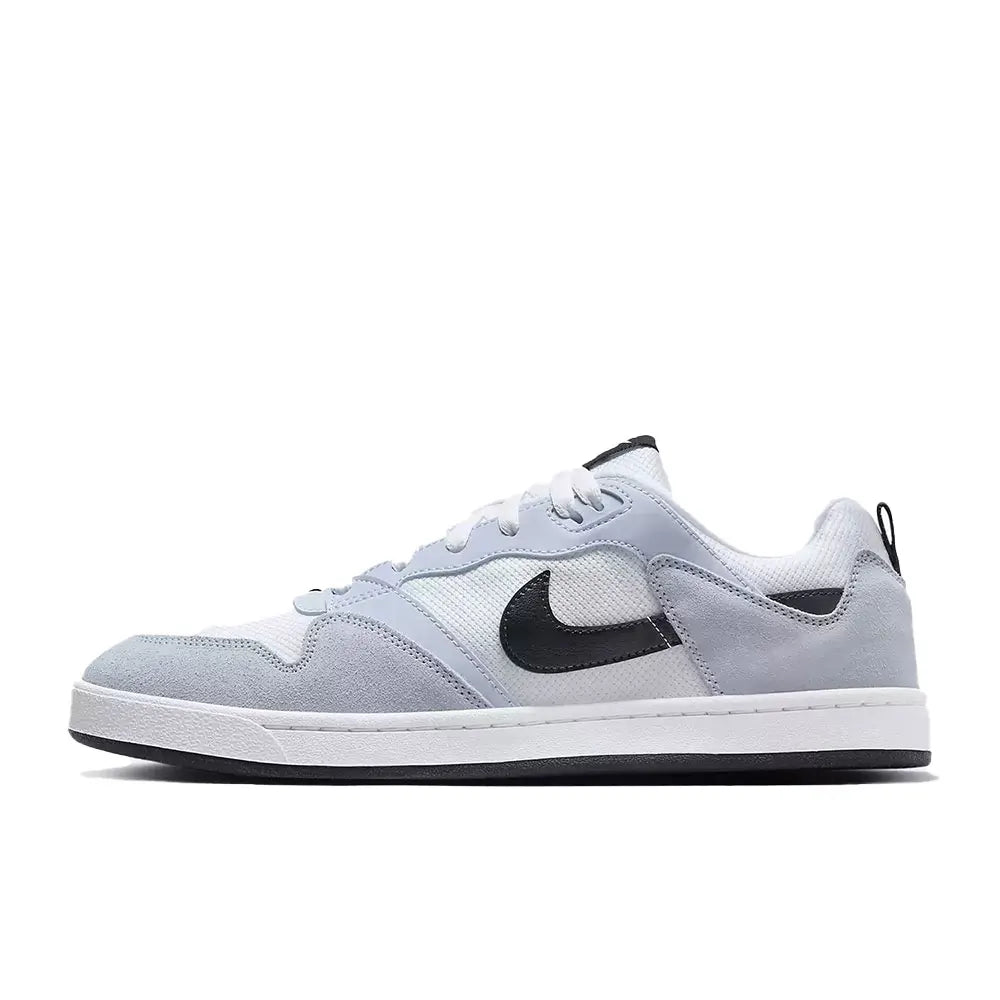 Nike SB Alleyoop Suede Low-Top Skate Shoes for Men in Black, White, and Red CJ0882-102