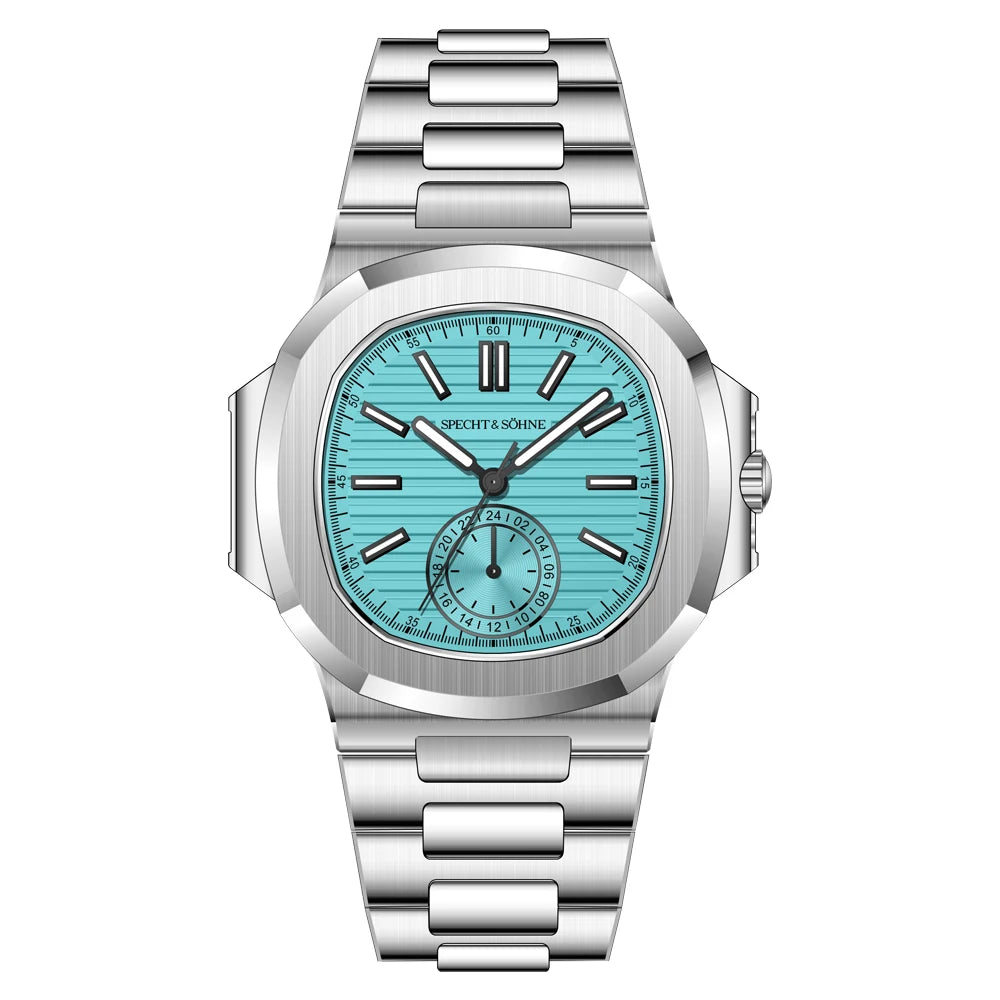 Specht & Söhne New Classic 40.8MM Ultrathin Watch For Men Japan VH60 Movt Sapphire Crystal 5980 Sports Wristwatch 50M Waterproof