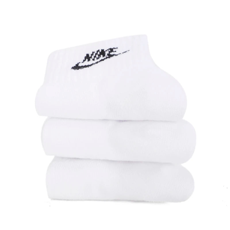 Nike Men's Socks, Women's Socks, Casual Socks, Fashionable Basketball Socks, Thin Socks, Comfortable and Breathable Sports Socks (3 Pairs) Dx5074-911