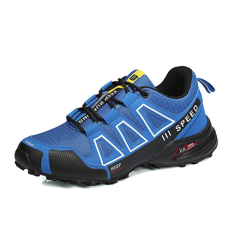 Men's Hiking Shoes Waterproof All-Terrain Outdoor Sneakers Non-Slip for Trekking Camping Tactical Training Outdoor Cycling
