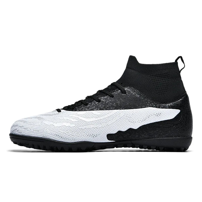 New Men's Sport Soccer Shoes, Training Boys' Football Boots, Outdoor Adult Long Spikes, Non-slip Cleats, Breathable, Comfortable for Matches