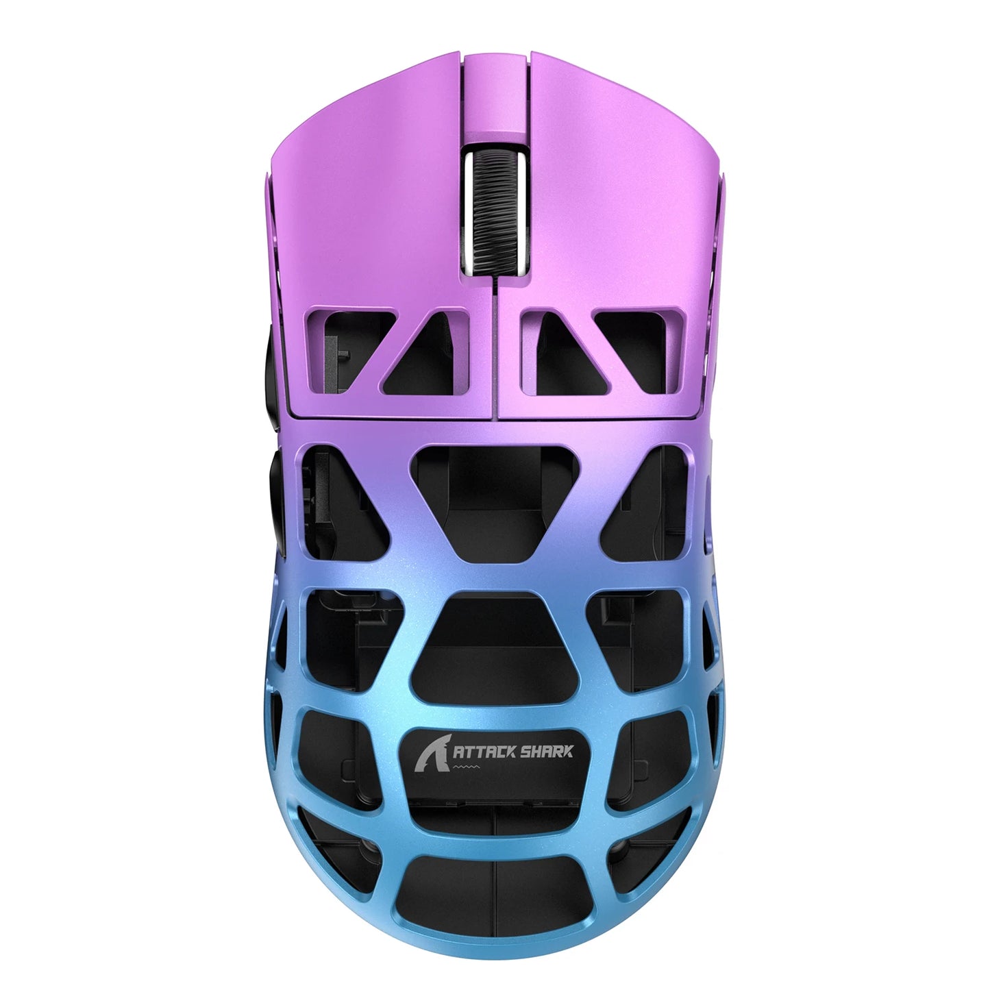 ATTACK SHARK R3 8KHz-mus i magnesiumlegering, PixArt PAW3395-sensor, op til 26000 DPI, 2.4G/BT/kablet, 46g superlet, til PC/Mac