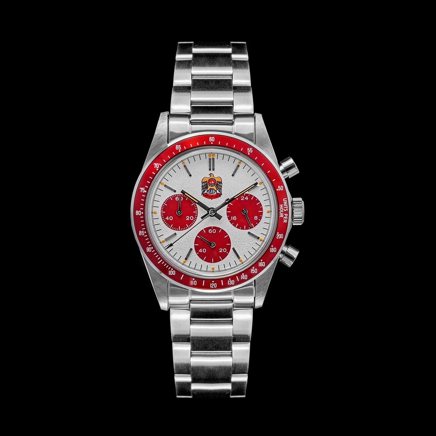 Thorn T010 37mm Quartz Watch VK63 Movement Mens Chronograph Watch Sapphire K9 Glass Luminous Waterproof Fashionable Retro Watch