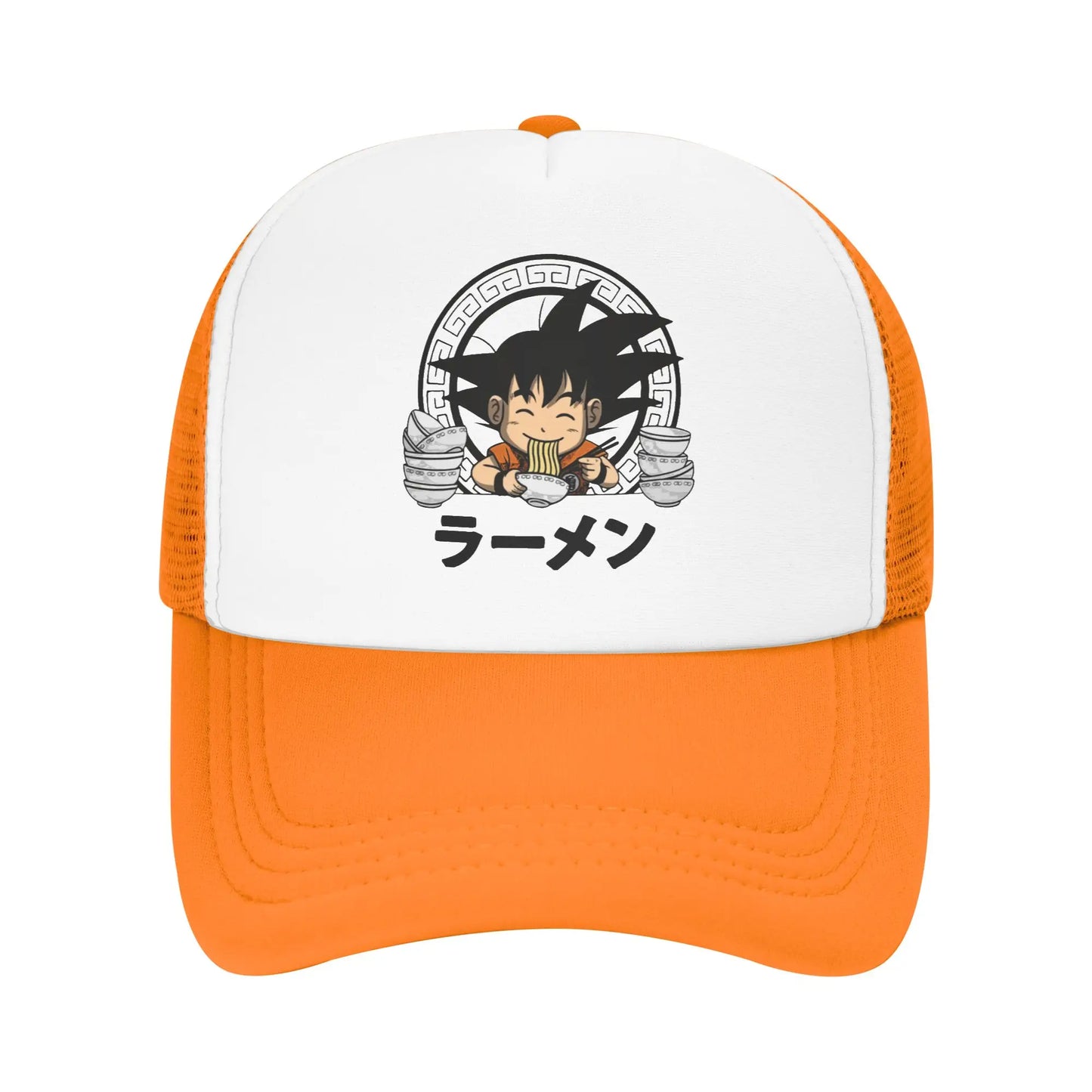 Goku Kid Ramen Dragon Ball Trucker Hat Men Women Vintage Anime Manga Hats Sports Cap Adjustable Polyester Baseball Caps Summer