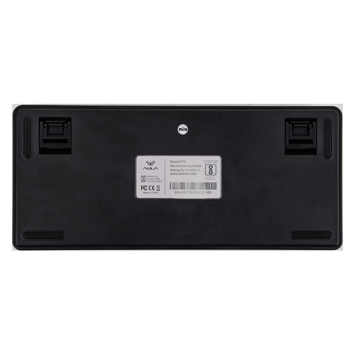 EPOMAKER x AULA F75 Wired Only 75% ANSI US Layout Gasket Hot-Swap Mechanical Keyboard for Mac/WIN/Android with Knob