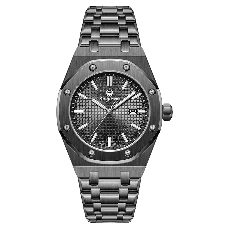 PAAZOMU Luxury Square Man Quartz Watch Waterproof Luminous Date Men's Watch High Quality Stainless Steel Business Men Watches