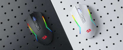 Mysz gamingowa Redragon M693 bezprzewodowa/przewodowa BT & 2.4G Bluetooth 8000 DPI, 3 tryby połączenia, podświetlenie RGB do PC/Mac/Laptopa