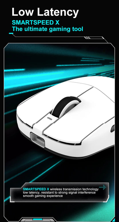 Rato Gaming Sem Fios ATK VXE Dragonfly R1 Pro MAX PAW3395 R1 SE Plus Personalizado para Esports e FPS, Recarregável e Leve