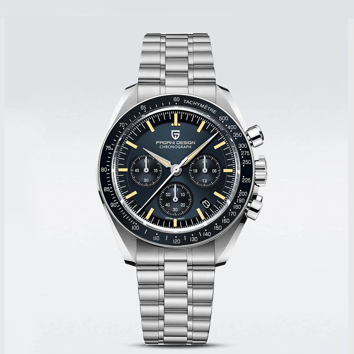 PAGANI DESIGN New men’s watches, luxury quartz watch, speed chronograph, AR sapphire glasses, 100M water-resistant, business watch 2026, EU local shipping