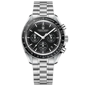 PAGANI DESIGN 2026 New Red Men's Watches Luxury Quartz Wrist Watch For Men Chronograph Automatic Date Waterproof Local Shipping