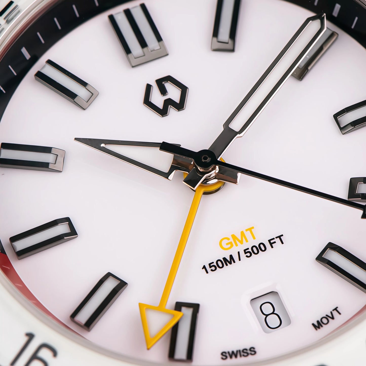 Comes With Rubber Strap Man's Automatic Watch Quartz Swiss Movement BGW9 Luminous Bezel 4-Pin GMT 150 Meters Waterproof Diving