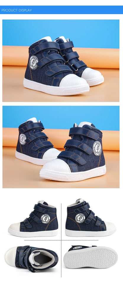 Orthopedic Kids Shoes Princepard Flat Feet Medical Corrcetive Casual Footwear for Toddlers with Arch Support Sneakers