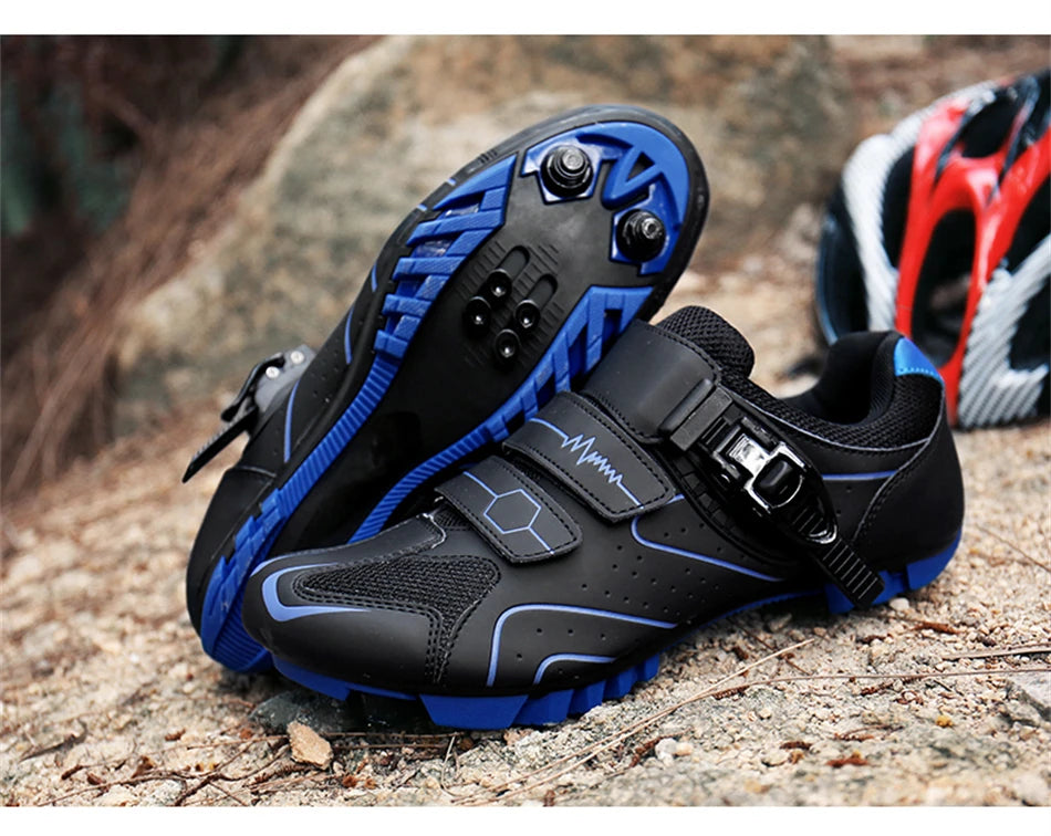 Professionelle selbstsichernde Fahrradschuhe für den Outdoor-Einsatz, MTB-Pedale, Fahrradschuhe, rutschfeste Sneaker, Rennradschuhe, SPD-Cleat-Schuhe