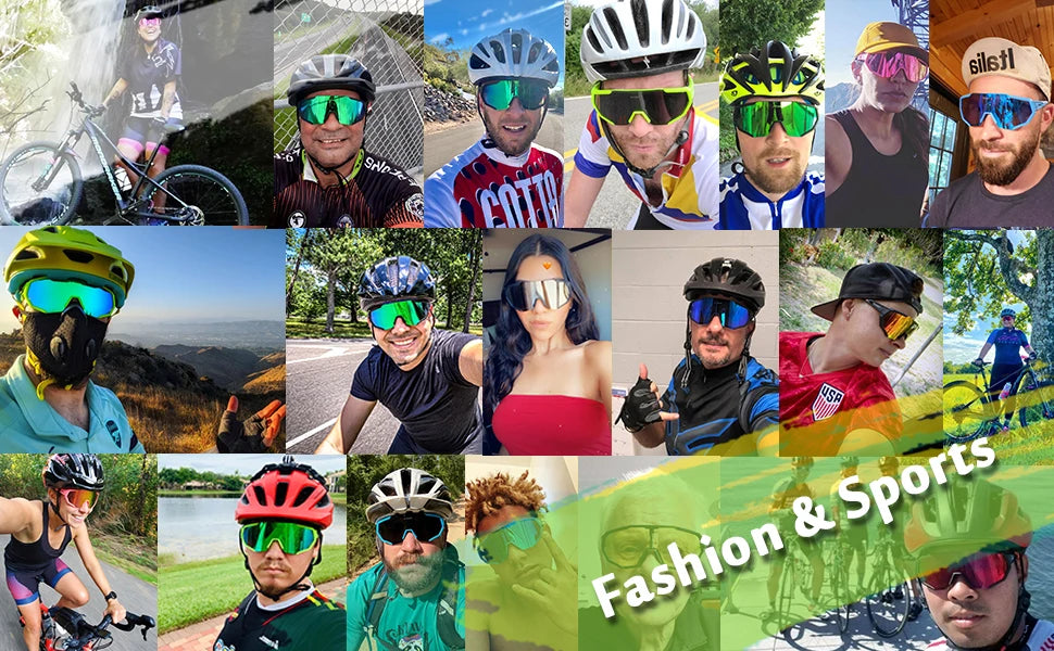 X-TIGER cyklistické brýle, polarizované brýle, cyklistické brýle, sportovní pánské fotochromatické sluneční brýle, brýle pro MTB a silniční kola, 3/5 čoček