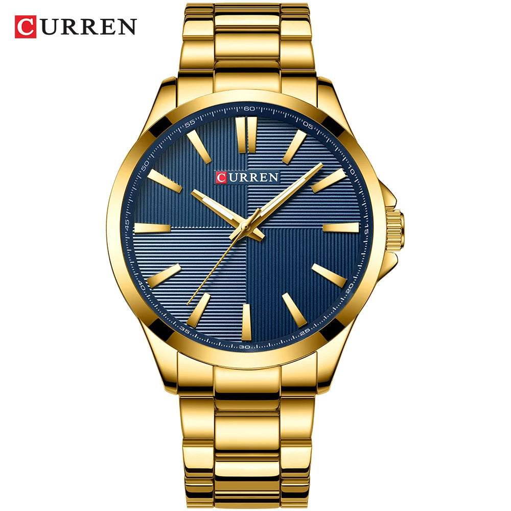 Orologio da uomo CURREN – Modello di lusso, impermeabile, stile militare, in acciaio inossidabile – Orologio da polso sportivo (cod. 8322)