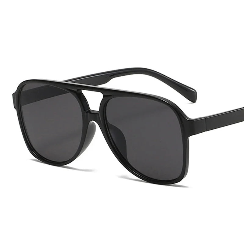 Vintage Oversized Sunglasses Woman Fashion Brand Big Frame Sun Glasses Female Candy Colors Ins Style Aviation Oculos De Sol