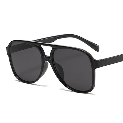 Vintage Oversized Sunglasses Woman Fashion Brand Big Frame Sun Glasses Female Candy Colors Ins Style Aviation Oculos De Sol