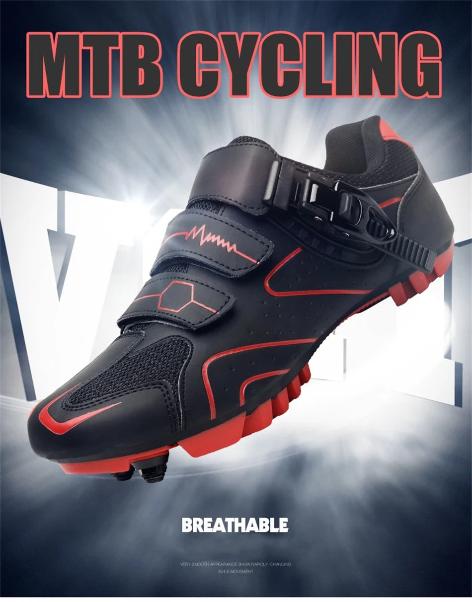 Professionelle selbstsichernde Fahrradschuhe für den Outdoor-Einsatz, MTB-Pedale, Fahrradschuhe, rutschfeste Sneaker, Rennradschuhe, SPD-Cleat-Schuhe