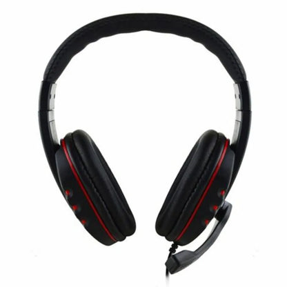 Casque filaire 3,5 mm pour jeux, écouteurs pour musique, compatible avec PS4, PlayStation 4, jeux PC, chat, ordinateur, avec microphone.