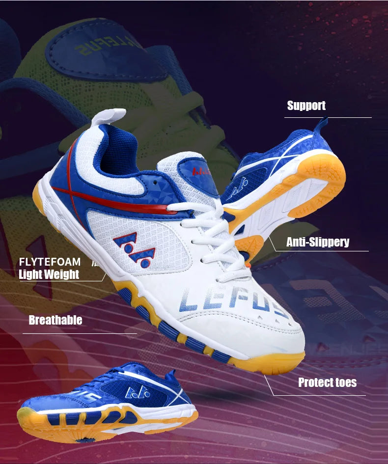 Men's Professional Table Tennis Shoes Couple Badminton Shoes Competition Tennis Training Sneakers Men's Sports Shoes Zapatillas