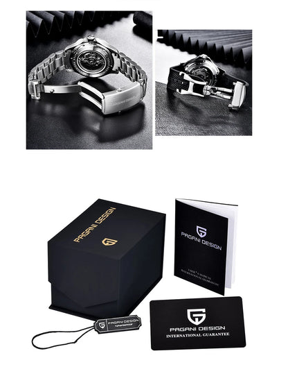 PAGANI DESIGN 007 Mechancial Wristwatch men Luxury Automatic Watch for men NH35A AR Sapphire crystal Waterproof Clock 2024 New