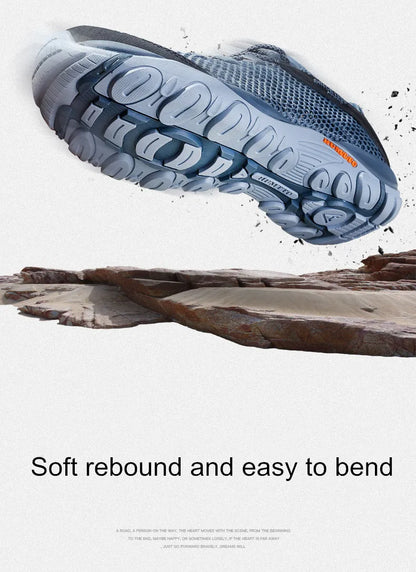 HUMTTO New Summer Hiking Sneakers Shoes for Men Breathable Outdoor Trekking Sport Mens Shoes Climbing Hunting Walking Man Shoes