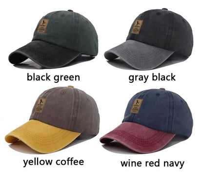 New Vintage Cotton Men Baseball Cap Hat Women Golf Caps For Women Snapback Cap Bone Summer Gorras Trucker Dad Men's Baseball Hat