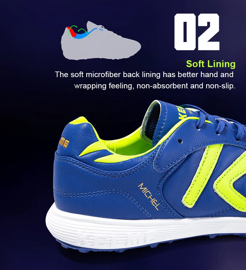 Fotbalové kopačky KELME TF, kopačky z telecí kůže, profesionální futsalové kopačky, originální tréninkové tenisky na fotbal ZX80011017