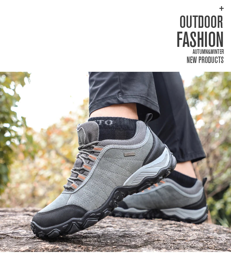 HUMTTO Pantofi de drumeție pentru bărbați, pantofi respirabili pentru sporturi în aer liber, pantofi de alpinism, pantofi de vânătoare pentru femei, adidași de trekking, ghete până la gleznă, pantofi tactici