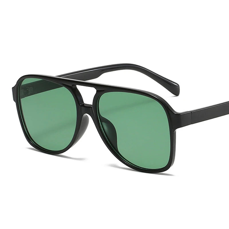 Vintage Oversized Sunglasses Woman Fashion Brand Big Frame Sun Glasses Female Candy Colors Ins Style Aviation Oculos De Sol
