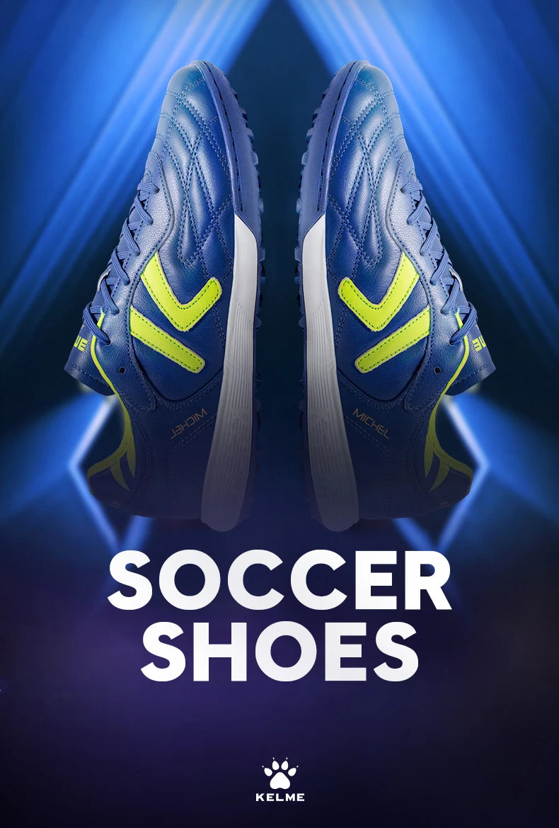 Fotbalové kopačky KELME TF, kopačky z telecí kůže, profesionální futsalové kopačky, originální tréninkové tenisky na fotbal ZX80011017