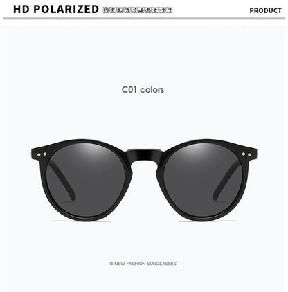 2025 Polarized Sunglasses Men Women Brand Designer Retro Round Sun Glasses Vintage Male Female Goggles UV400 Oculos Gafas De Sol