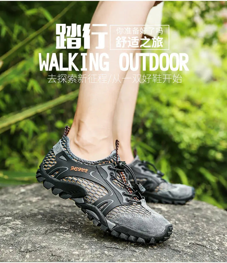 Męskie buty outdoorowe, rekreacyjne, turystyczne, plażowe, do brodzenia, szybkoschnące, do wspinaczki skałkowej