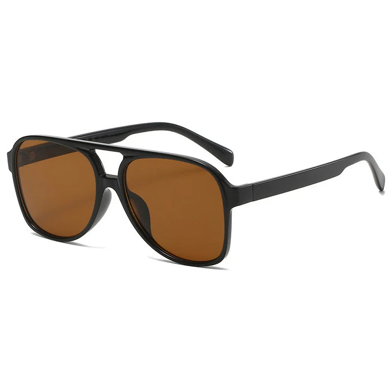 Vintage Oversized Sunglasses Woman Fashion Brand Big Frame Sun Glasses Female Candy Colors Ins Style Aviation Oculos De Sol