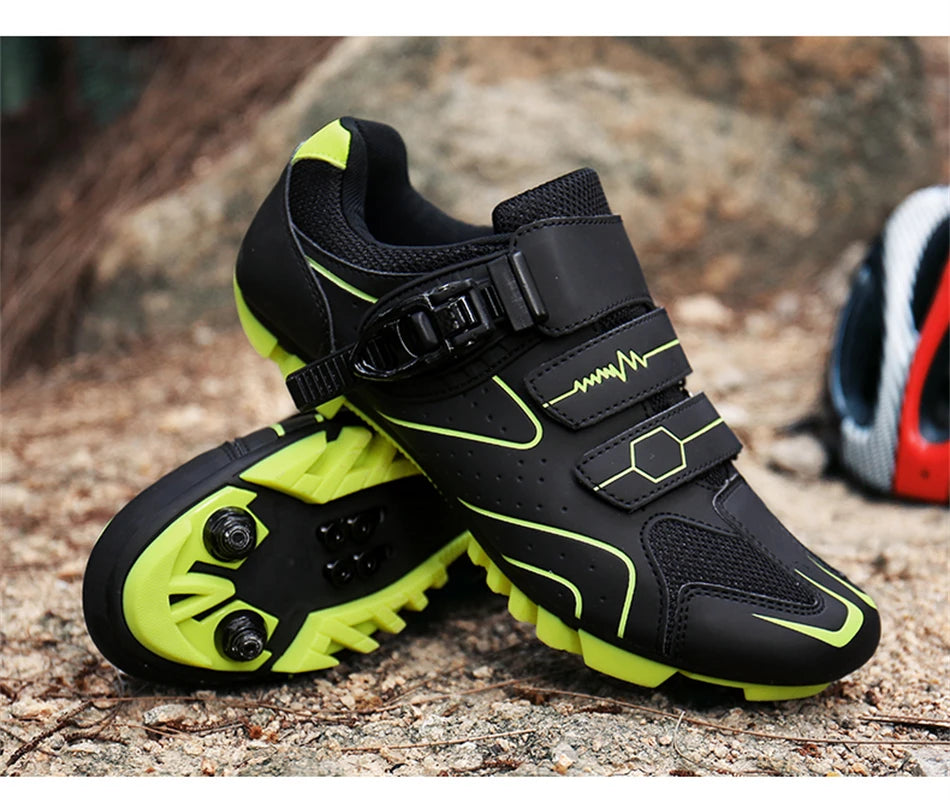 Professionelle selbstsichernde Fahrradschuhe für den Outdoor-Einsatz, MTB-Pedale, Fahrradschuhe, rutschfeste Sneaker, Rennradschuhe, SPD-Cleat-Schuhe