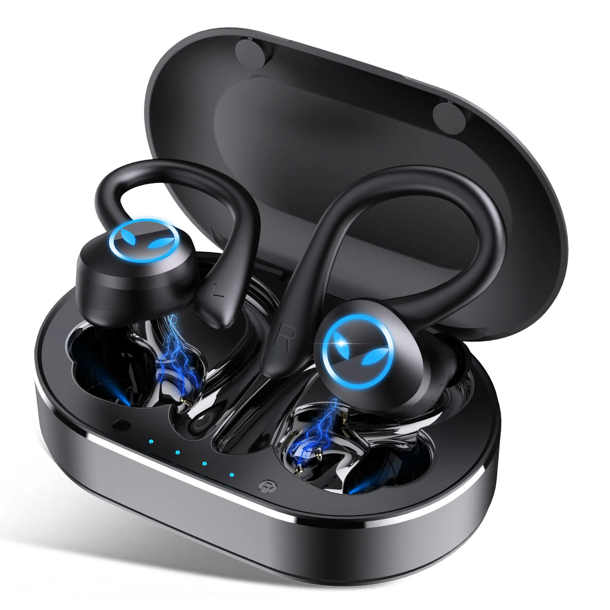 Écouteurs sans fil Bluetooth 5.4, oreillettes étanches IPX7, affichage LED, micro stéréo HD, pour Xiaomi iPhone