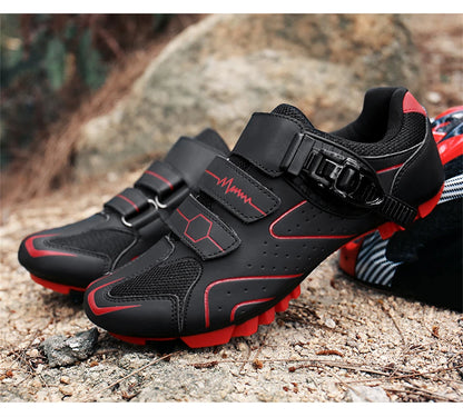 Professionelle selbstsichernde Fahrradschuhe für den Outdoor-Einsatz, MTB-Pedale, Fahrradschuhe, rutschfeste Sneaker, Rennradschuhe, SPD-Cleat-Schuhe