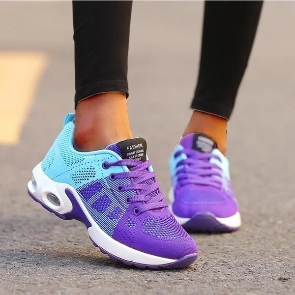 Damen-Laufschuhe, atmungsaktive Freizeitschuhe, leichte Outdoor-Sportschuhe, Freizeitschuhe zum Spazierengehen, Sneaker, Tenis-Feminino-Schuhe