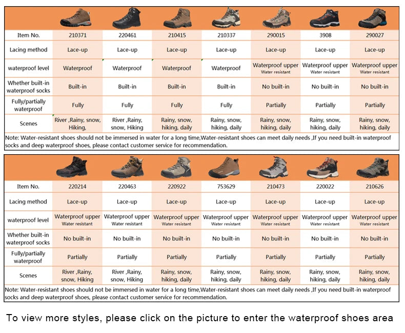 HUMTTO Nouvelles chaussures de randonnée pour homme : baskets d'extérieur imperméables pour homme et femme, en cuir, pour la marche, l'escalade, le trekking et le sport ; bottes pour homme et femme