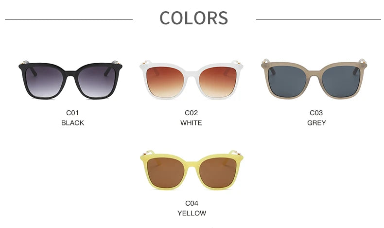 Classic Square Sunglasses Women Men Vintage Brand Sun Glasses Alloy Frame Retro Trend Fashion Style Shades Oculos de sol