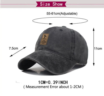 New Vintage Cotton Men Baseball Cap Hat Women Golf Caps For Women Snapback Cap Bone Summer Gorras Trucker Dad Men's Baseball Hat