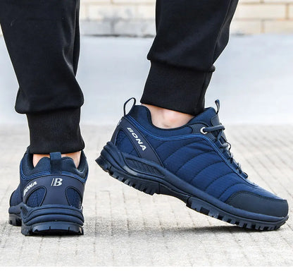 BONA Wanderschuhe Herren Bergsteigerschuhe Outdoor-Sneaker Herrenschuhe Trekking-Sport-Sneaker Herren Bequem