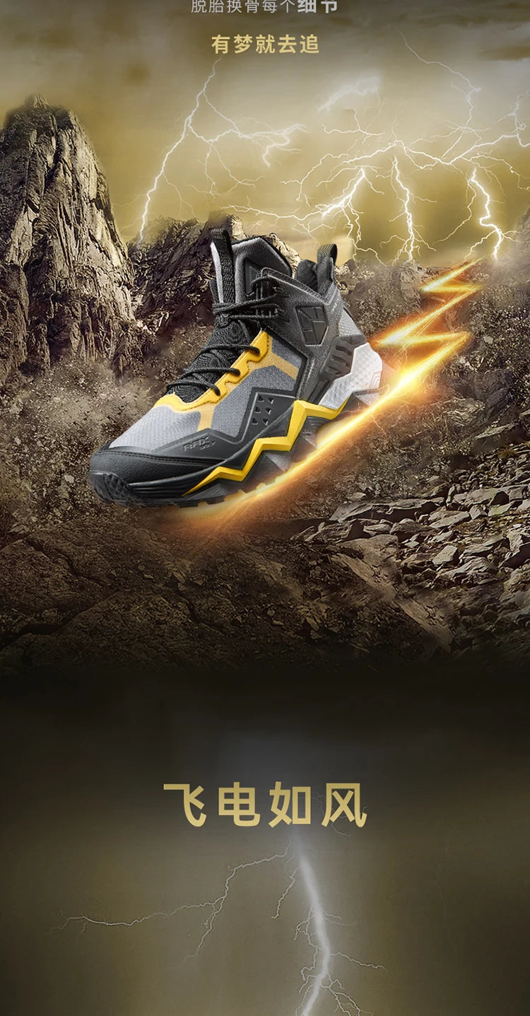 Rax Men  Waterproof Hiking Shoes Breathable Hiking Boots Outdoor Trekking Boots Sports Sneakers Tactical Shoes
