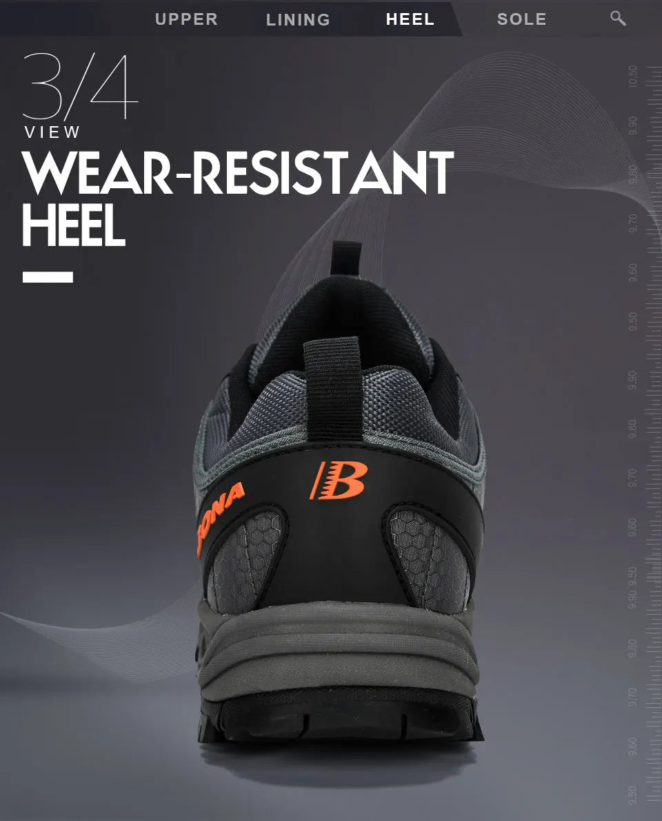 BONA Wanderschuhe Herren Bergsteigerschuhe Outdoor-Sneaker Herrenschuhe Trekking-Sport-Sneaker Herren Bequem