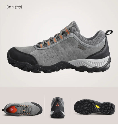 HUMTTO Outdoor Hiking Trekking Mountain Sports Shoes for Men Camping Hunting Walking Breathable Cushioning Man Nonslip Sneakers