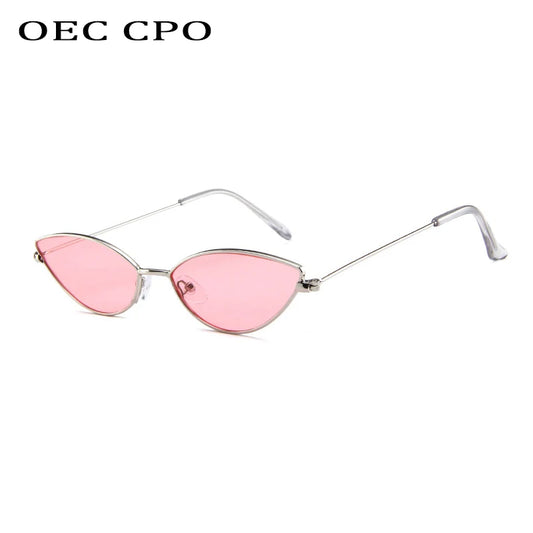 Cute Sexy Cat Eye Sunglasses Women Retro Small Black Red Pink Cateye Sun Glasses Female Vintage Shades For Women Party Glasses