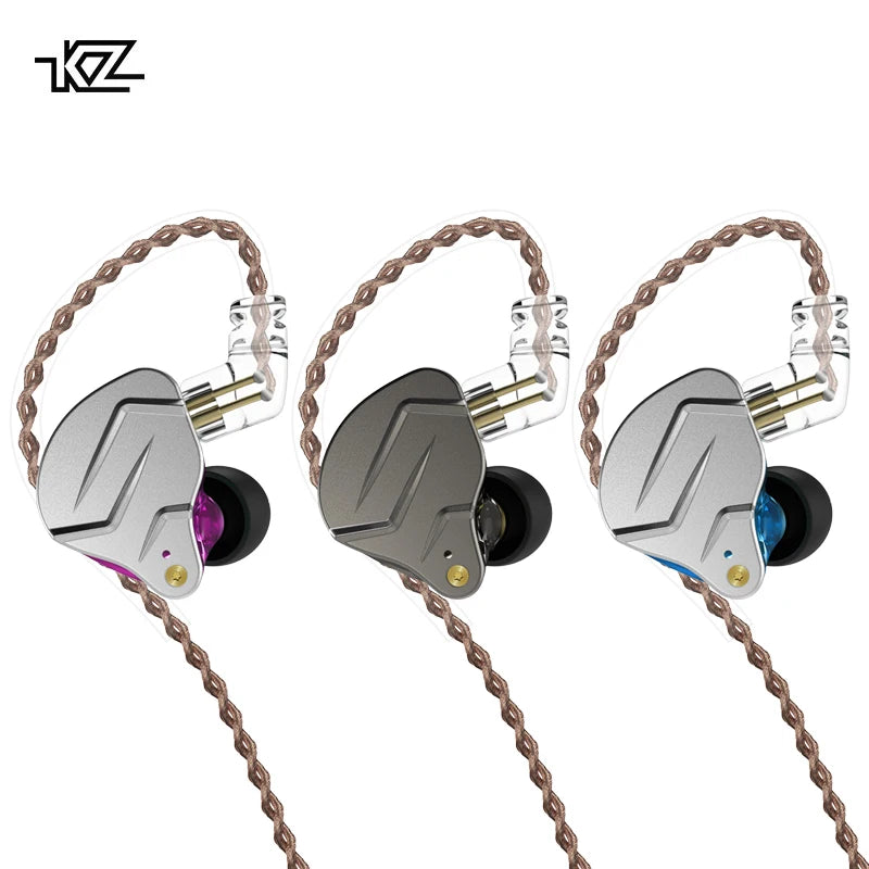 KZ ZSN Pro 1BA + 1DD technologie hybride HIFI basse écouteurs métal dans l'oreille écouteurs Bluetooth casque Sport suppression du bruit casque