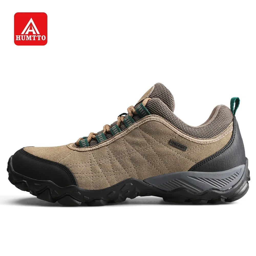 HUMTTO Outdoor Hiking Trekking Mountain Sports Shoes for Men Camping Hunting Walking Breathable Cushioning Man Nonslip Sneakers